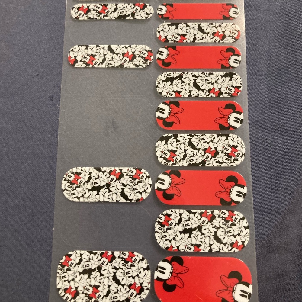 Jamberry Nail Wraps - Disney Bow-Dacious PARTIAL SHEET